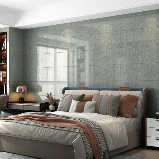 10x Marble Tiles Sticker Self-Adhesive Stick On Kitchen Home Wall Bathroom Decor-62x32x3