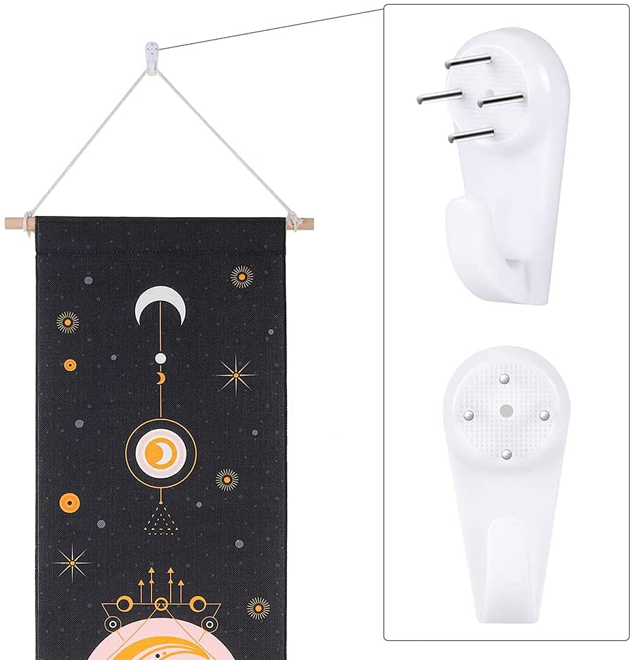 Tapestry Tassels Moon Mountain Linen Cotton Home Door Wall Hanging Bedroom Decor